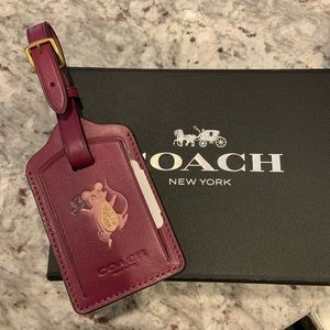 Coach Luggage Tag